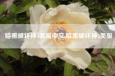 暗黑破坏神3美服中文,暗黑破坏神3美服