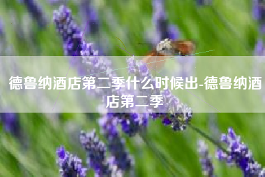 德鲁纳酒店第二季什么时候出-德鲁纳酒店第二季