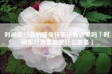 时间旅行者的随身怀表还有效果吗「时间旅行者套装配什么装备」