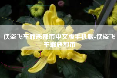 侠盗飞车罪恶都市中文版手机版-侠盗飞车罪恶都市
