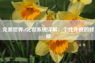 完美世界sf化妆系统详解：个性外貌的修仙
