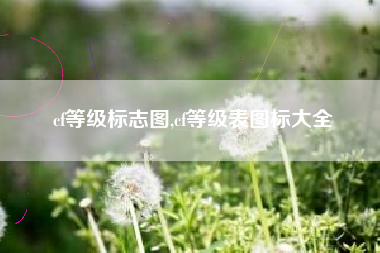 cf等级标志图,cf等级表图标大全