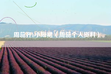 周蕊齐b小短裙（周蕊个人资料）