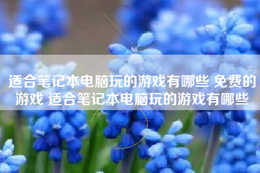 适合笔记本电脑玩的游戏有哪些 免费的游戏 适合笔记本电脑玩的游戏有哪些