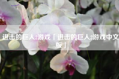 进击的巨人2游戏「进击的巨人2游戏中文版」