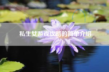 私生女游戏攻略的简单介绍