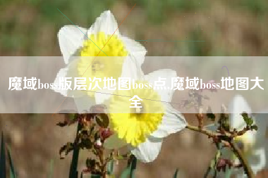 魔域boss版层次地图boss点,魔域boss地图大全