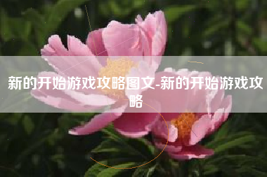 新的开始游戏攻略图文-新的开始游戏攻略
