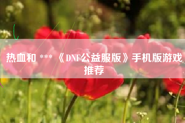 热血和 *** 《DNF公益服版》手机版游戏推荐
