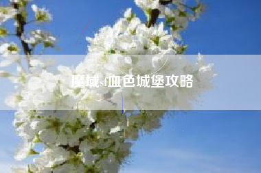 魔域sf血色城堡攻略