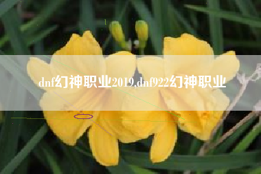 dnf幻神职业2019,dnf922幻神职业