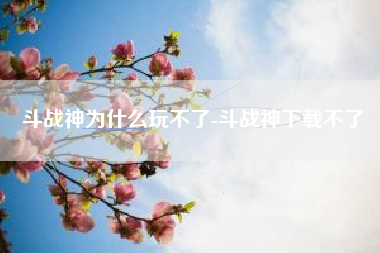 斗战神为什么玩不了-斗战神下载不了