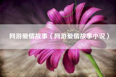 网游爱情故事（网游爱情故事小说）