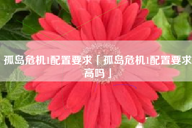 孤岛危机1配置要求「孤岛危机1配置要求高吗」