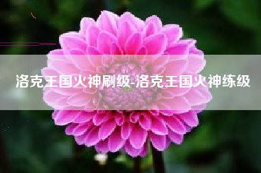 洛克王国火神刷级-洛克王国火神练级