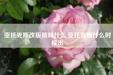 亚托克斯改版前叫什么,亚托克斯什么时候出