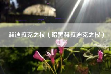 赫迪拉克之杖（暗黑赫拉迪克之杖）
