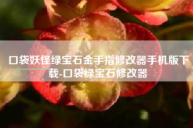口袋妖怪绿宝石金手指修改器手机版下载-口袋绿宝石修改器