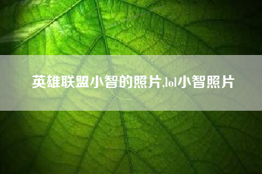 英雄联盟小智的照片,lol小智照片