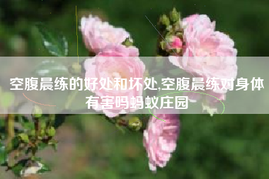 空腹晨练的好处和坏处,空腹晨练对身体有害吗蚂蚁庄园