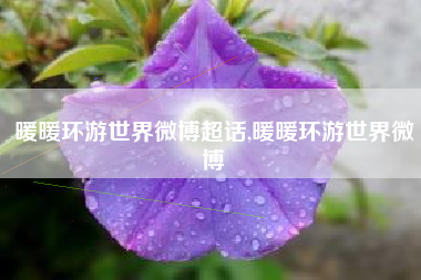 暖暖环游世界微博超话,暖暖环游世界微博