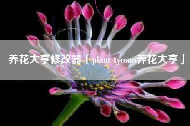 养花大亨修改器「plant tycoon养花大亨」