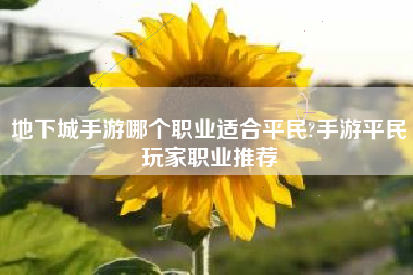 地下城手游哪个职业适合平民?手游平民玩家职业推荐