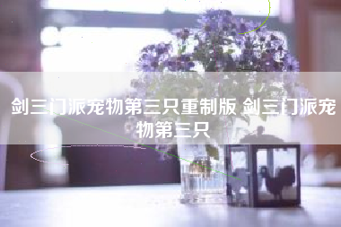 剑三门派宠物第三只重制版 剑三门派宠物第三只