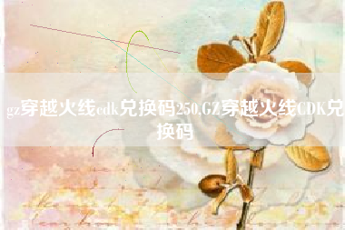 gz穿越火线cdk兑换码250,GZ穿越火线CDK兑换码