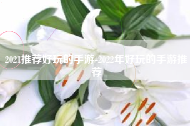 2021推荐好玩的手游-2022年好玩的手游推荐