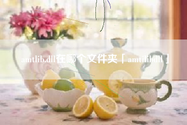 amtlib.dll在哪个文件夹「amtilibdll」