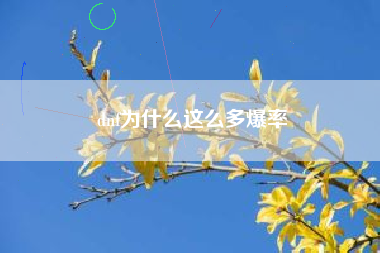 dnf为什么这么多爆率