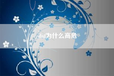dnf为什么高危