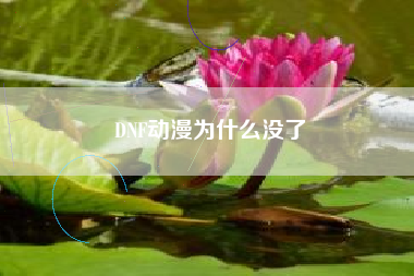 DNF动漫为什么没了