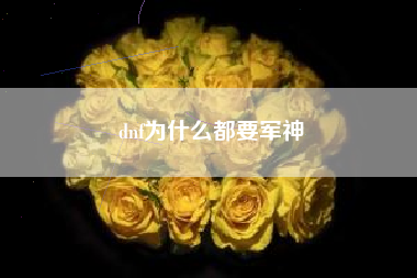 dnf为什么都要军神