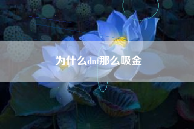 为什么dnf那么吸金