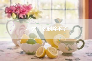 dnf为什么删除不了