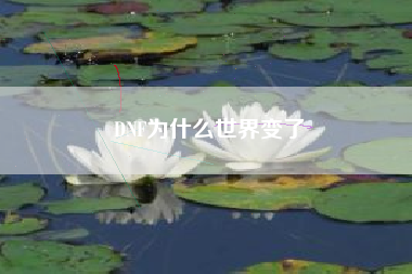 DNF为什么世界变了