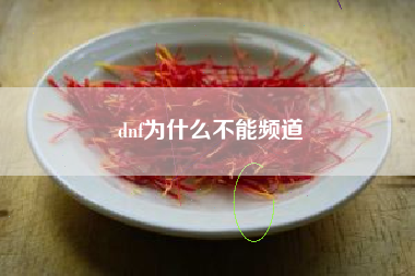 dnf为什么不能频道