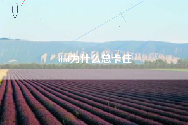 dnf为什么总卡住