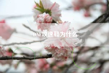 DNF攻速鞋为什么