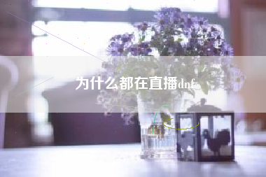 为什么都在直播dnf