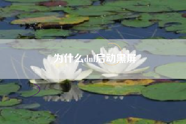 为什么dnf启动黑屏