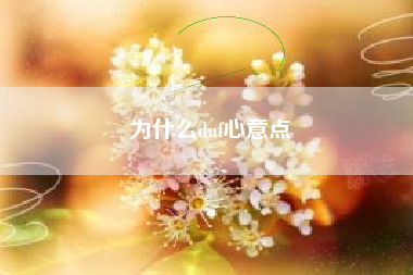 为什么dnf心意点