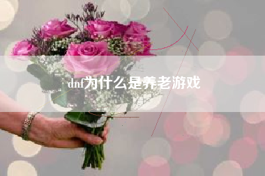 dnf为什么是养老游戏