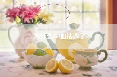 为什么dnf血法改了