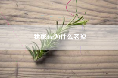 我家dnf为什么老掉