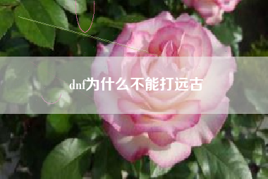 dnf为什么不能打远古