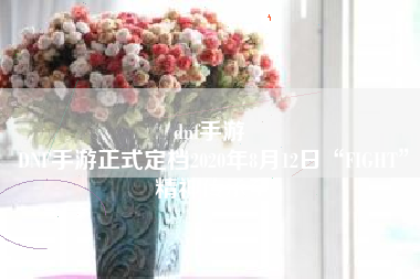 dnf手游 
DNF手游正式定档2020年8月12日“FIGHT”精神传承至